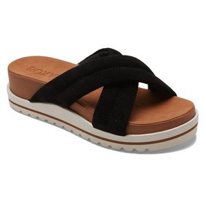 ROXY - VERIA WOMENS SANDAL -black - size 11 - new